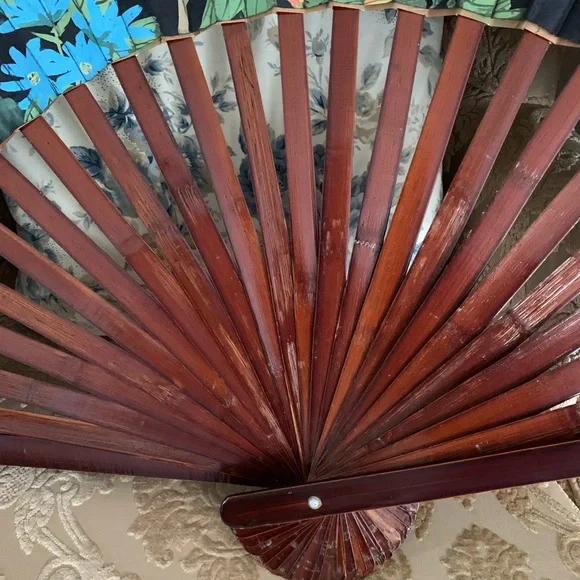 Vintage Asian Paper Fan